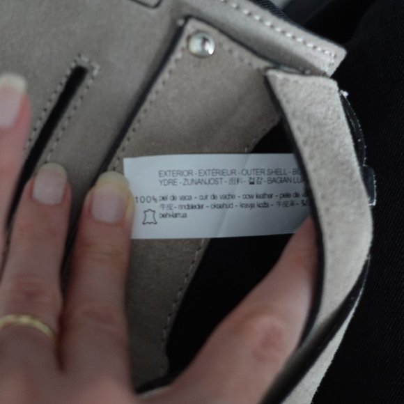 Zara Tan Beige Suede Utility Style Belt Bag - Picture 11 of 11